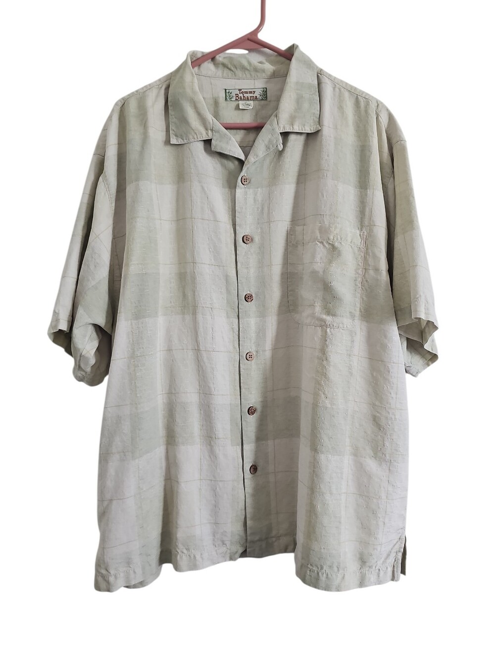 Vintage Tommy Bahama 100% Silk Button Down X-Large